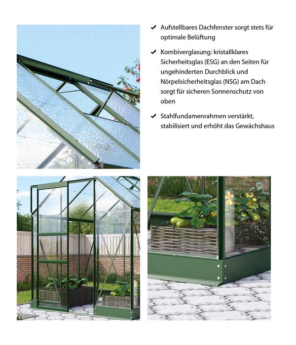 Vitavia Gewächshaus Pontos 3800 ESG/NSG,