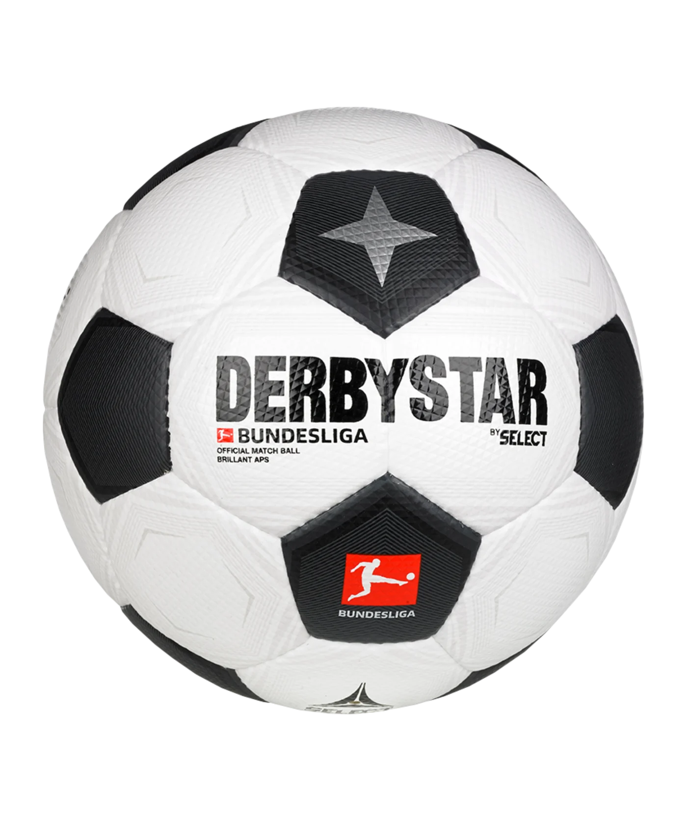 Derbystar Bundesliga Brillant APS Classic v23 Spielball 2023/2024 Weiss Schwarz F023