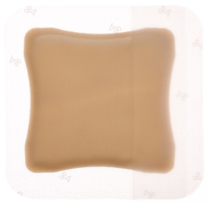 ALLEVYN Ag ADHESIVE Wundkompresse 10x10cm, 10 Stück