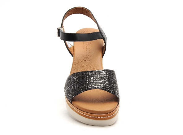 Eva frutos nu pieds talons femme 569 noir