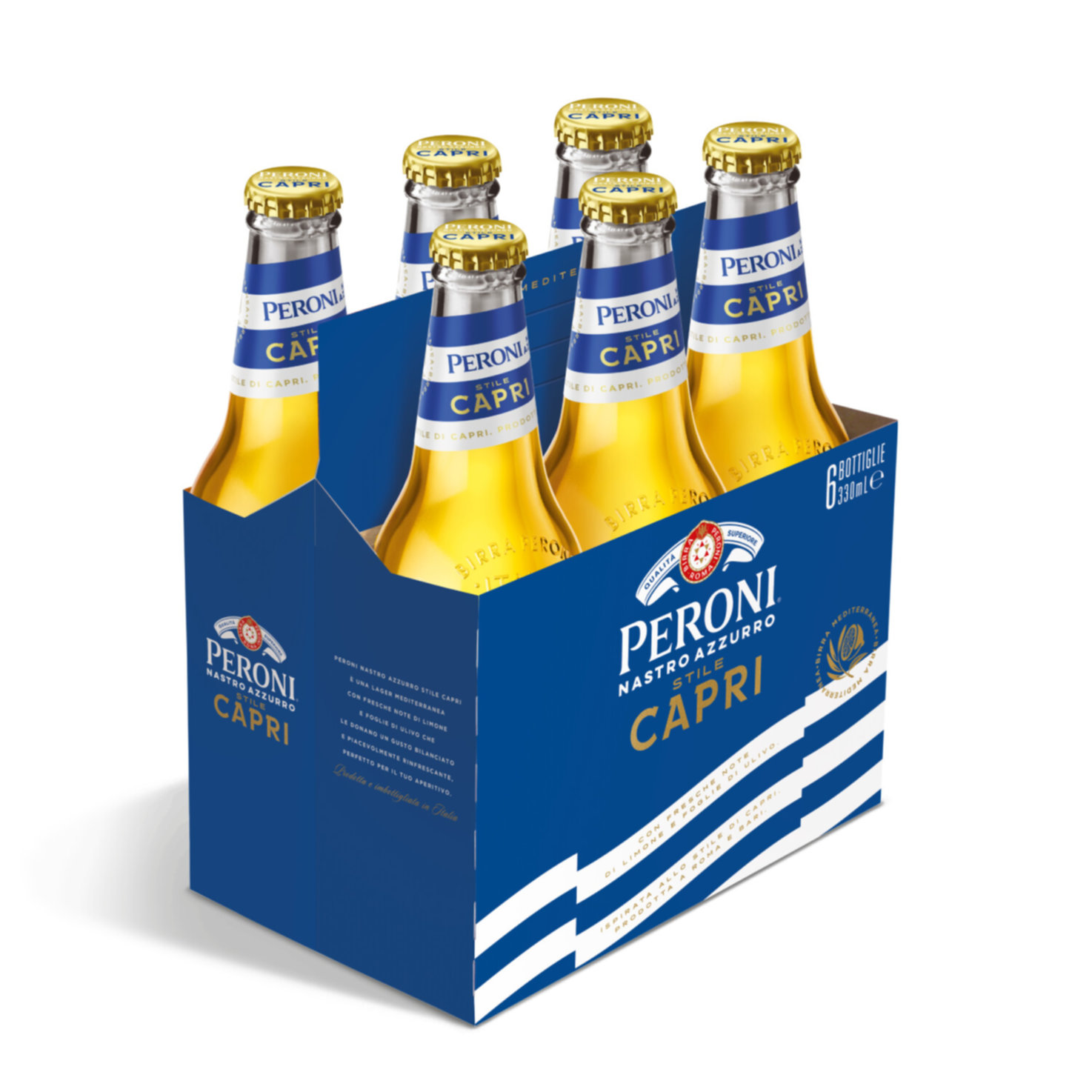 Peroni Bier Nastro Azzurro Capri 6x33cl -198cl