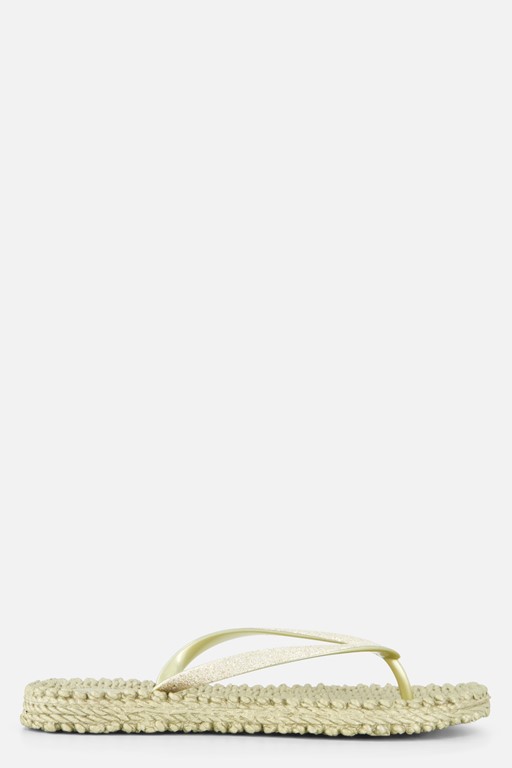 Ilse Jacobsen Cheerful01 Slippers goud Rubber
