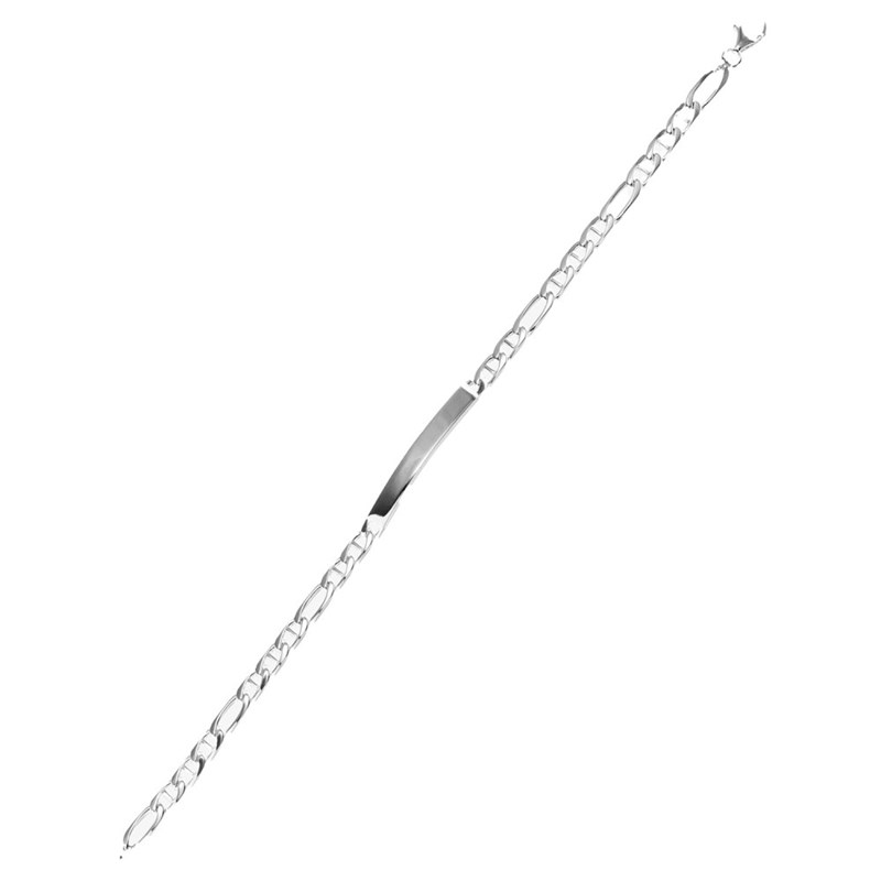 Gourmette Homme 18 cm - Argent 925 - Largeur 4 mm