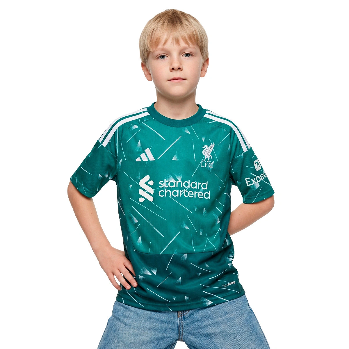 Camisola adidas Liverpool FC Primeiro equipamento Guarda-redes 2026-2027 Criança