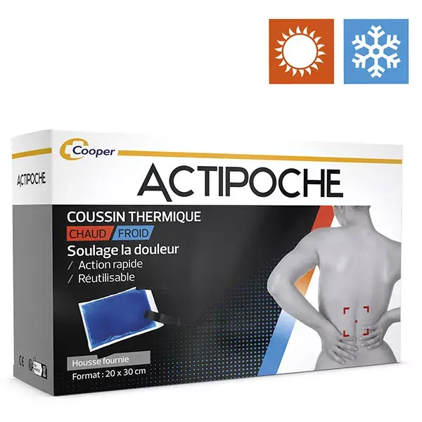 Almofada térmica de gel grande Actipoche para contraturas musculares