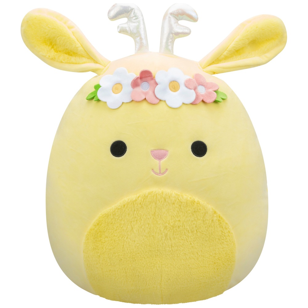 Original Squishmallows 40cm Juana, das gelbe Jackalope-Plüschtier