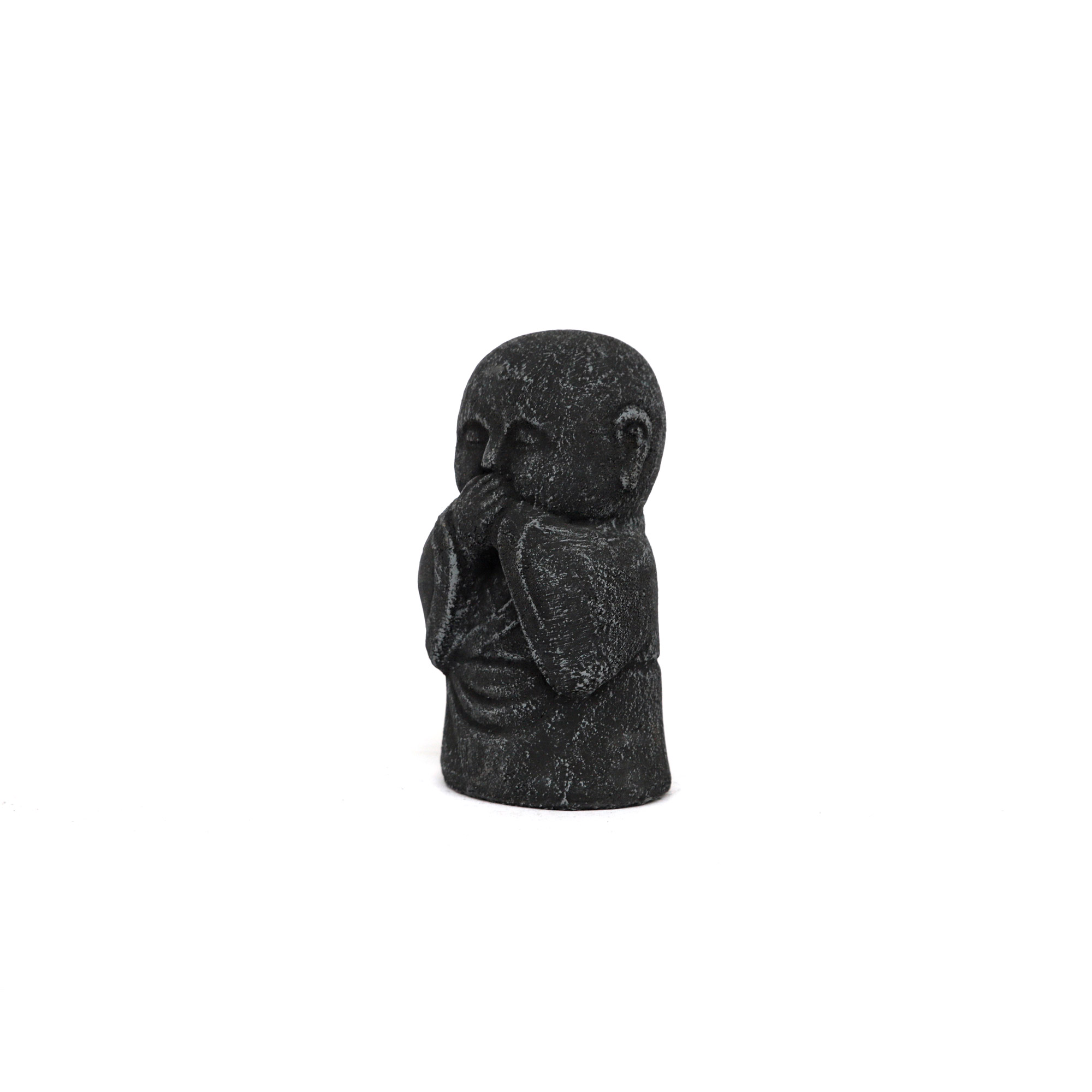 Zementfigur 'Fat Jizo - nichts sagen', H 17 cm, B 12 cm, T 8 cm günstig bestellen