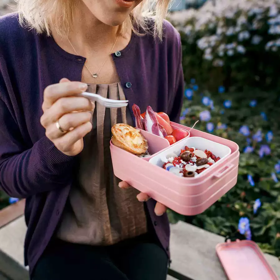 Mepal Lunchpot + Bento-Brotdose Ellipse + TAB 2er Set blau