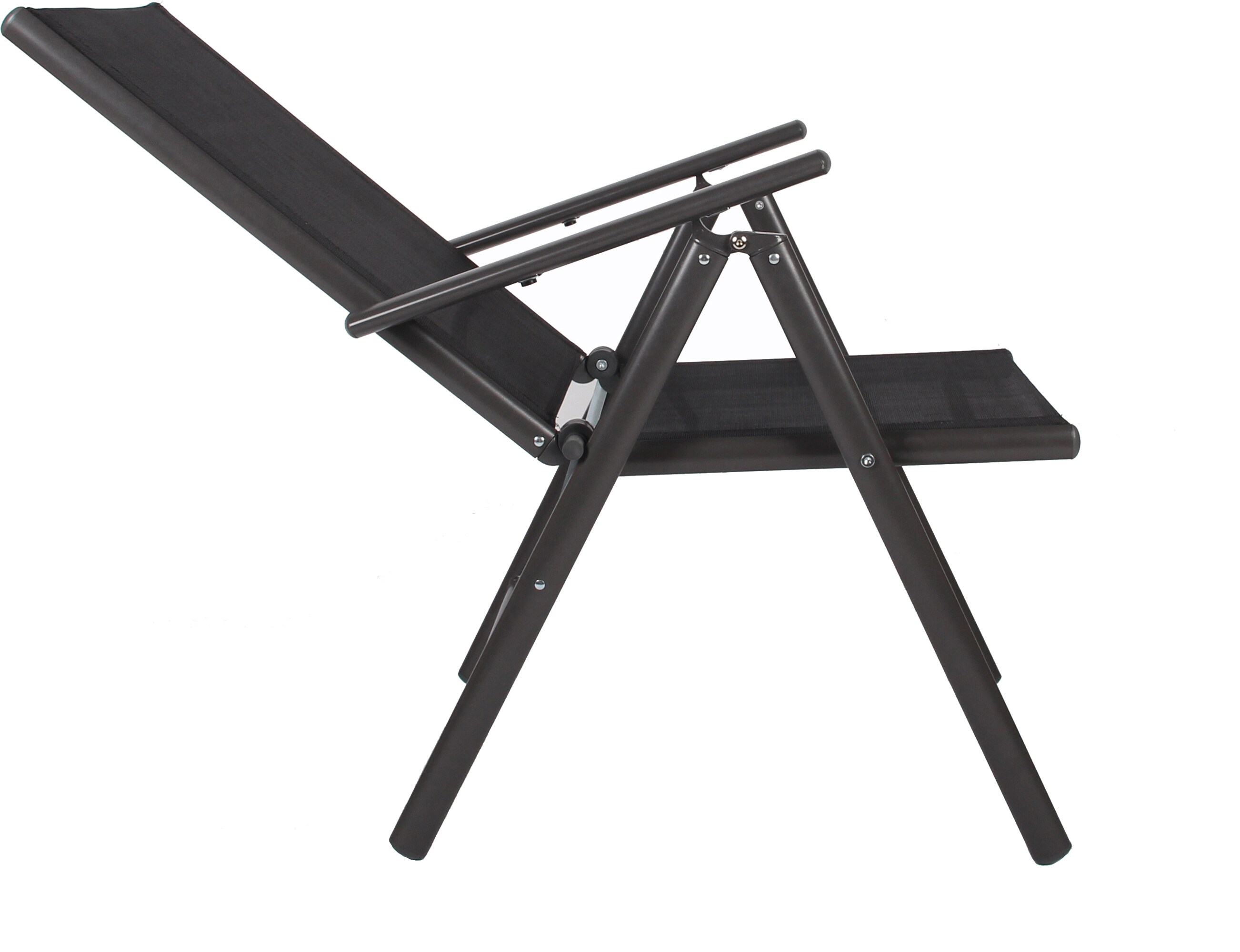 VCM 4er Set Aluminium Gartenstuhl Alu Hochlehner Balkonstuhl Camping Klappstuhl