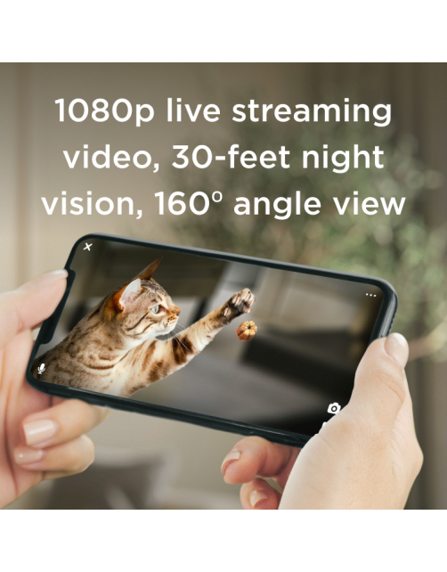 Petcube Pet Camera Met Treat Dispenser En App - IP Camera's - Wit