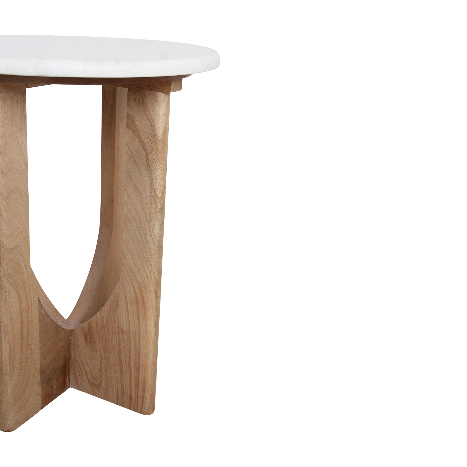 Bijzettafel Marmer Ø30 cm Kuching