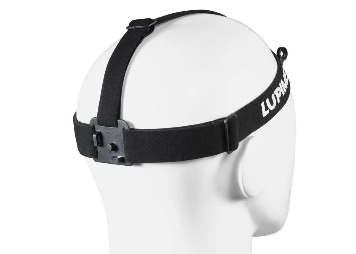 Lupine Headband FrontClick Piko-Black Black
