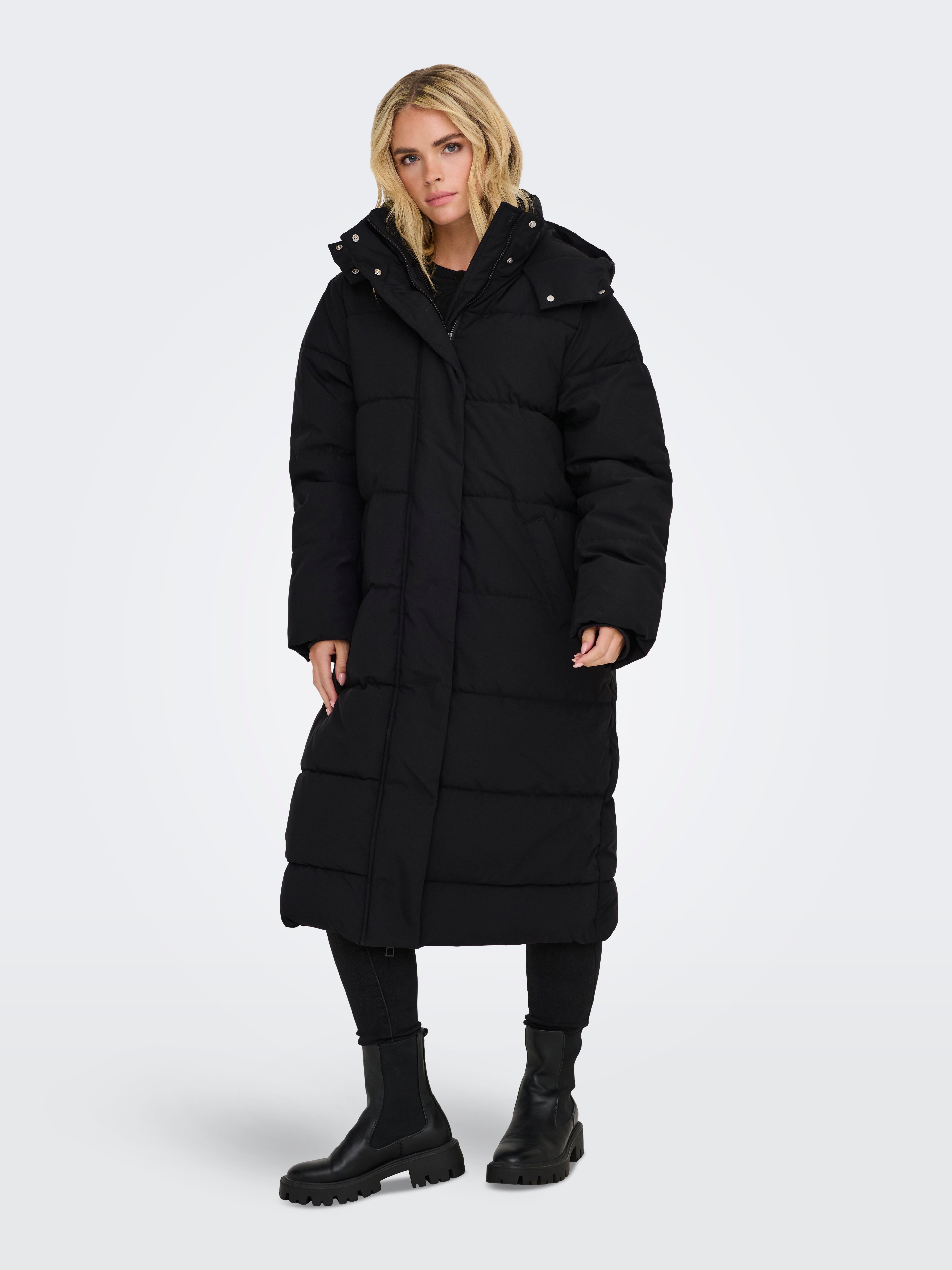 JDYMAJA Steppmantel Black