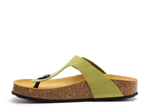 Plakton mules et sabots plats femme cp bolero vert