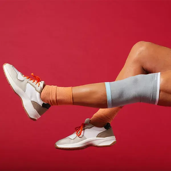 Joelheira Proprioceptiva Elástica Thuasne Selfcare Tamanho 5 Cinza Azul