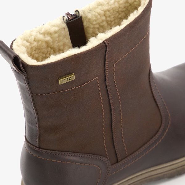 Blue Box gevoerde heren boots donkerbruin