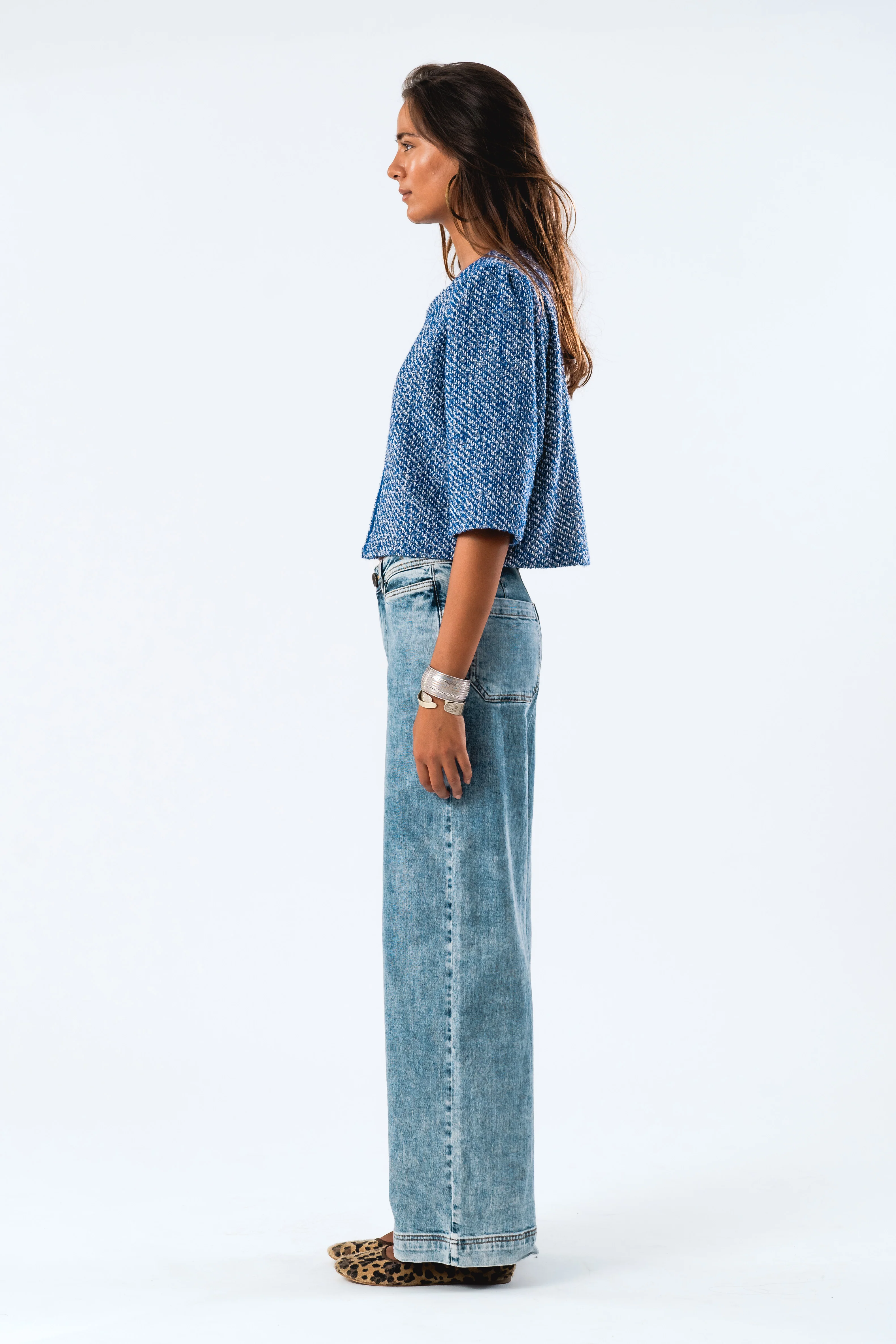 Lollys Laundry  Trinell kort jakke - Dark Navy