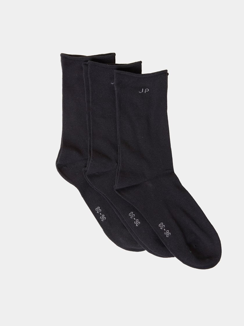 3 pk sokker Jet Black