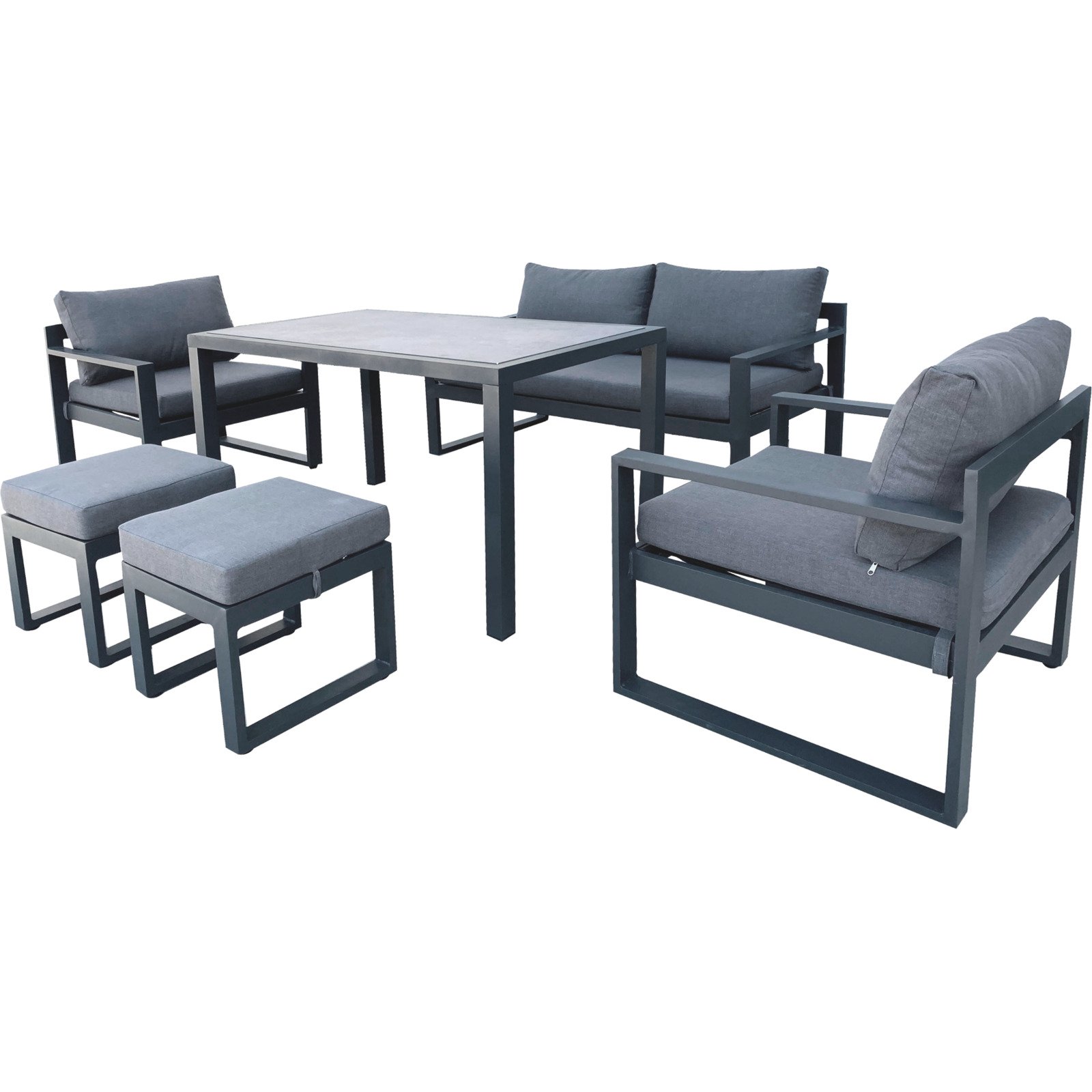Gartenlounge Denver anthrazit