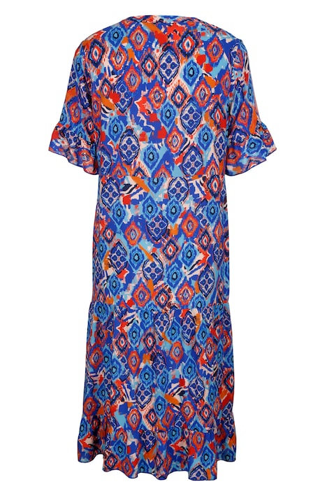 Kleid, Alloverdruck, langer Halbarm