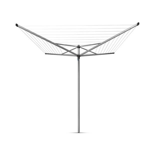 Brabantia Topspinner droogmolen - 50 m - met metalen grondanker en beschermhoes