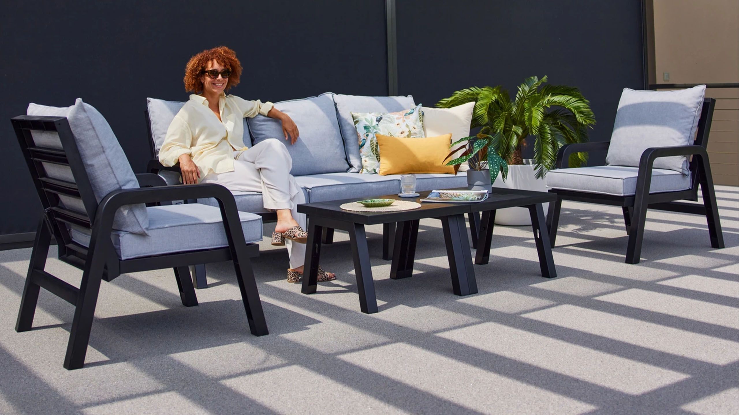 Loungeset 23.709.755 Ibiza B191 x D84 x H93 cm