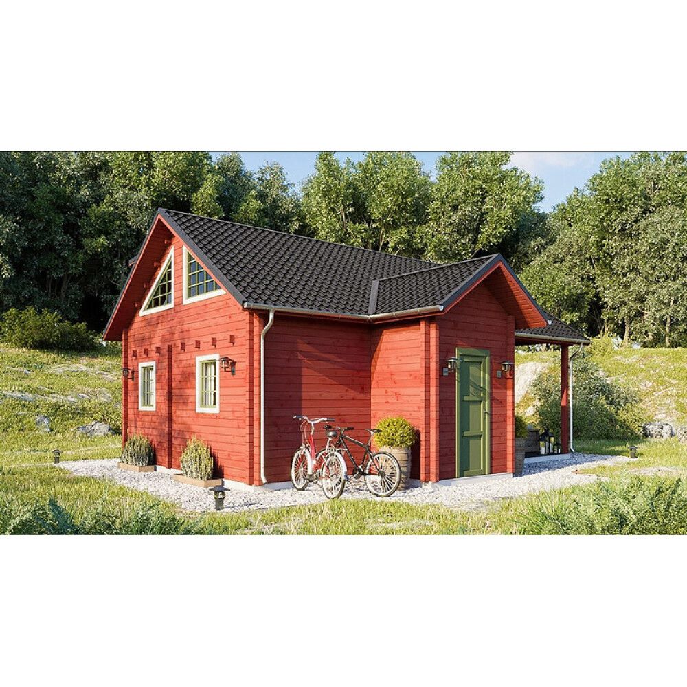 HYTTE JM STUGOR JENNY TRETYKKELSE 90MM 40M²