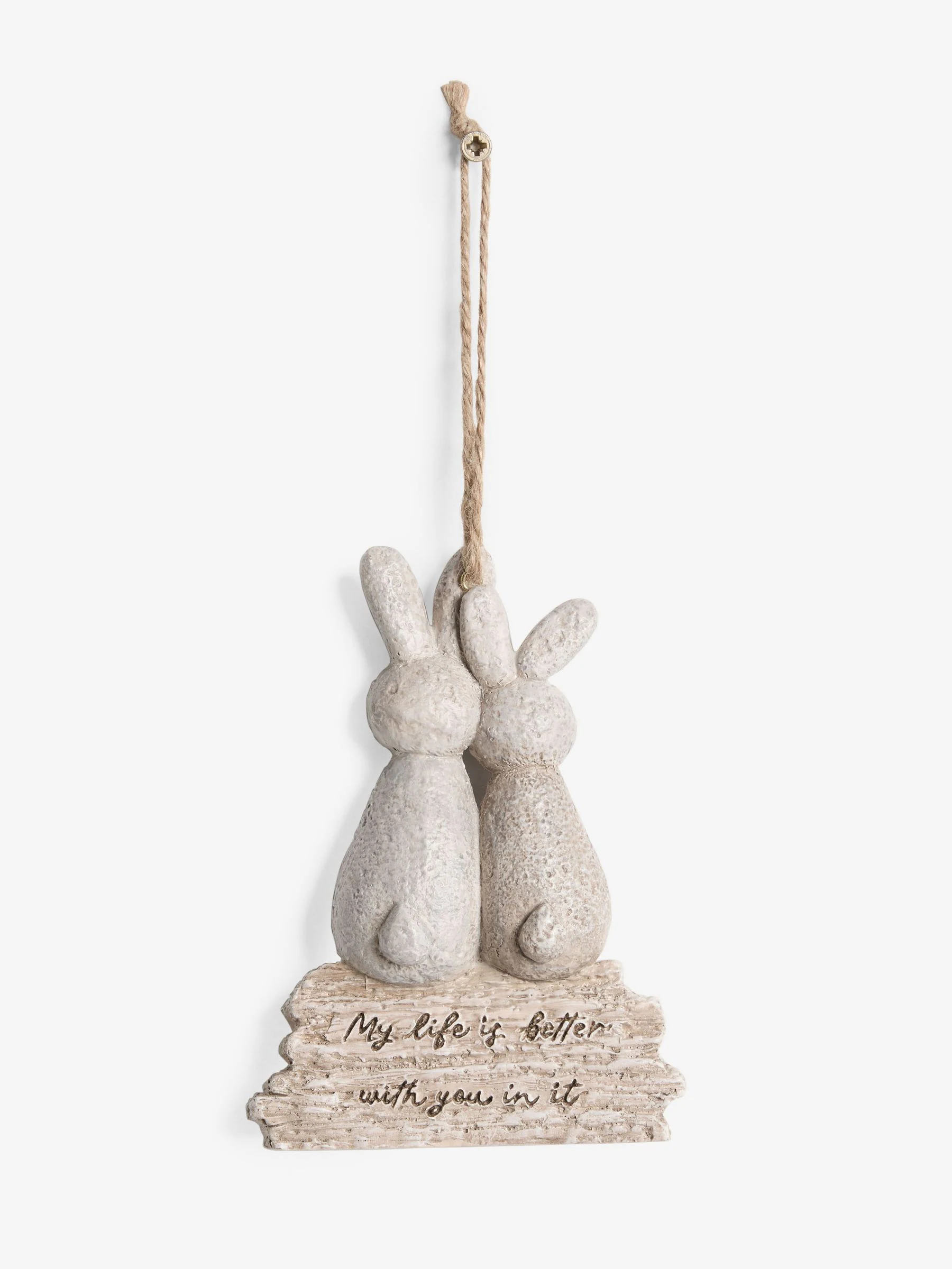 Bunnies Life Is Better Hanging Decoration