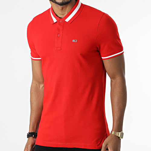 Polo Manches Courtes Tipped Stretch 2220 Rouge