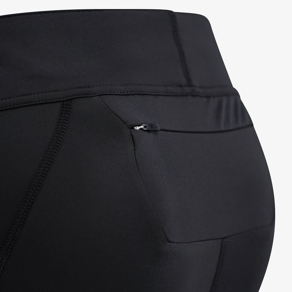 Swix Pace High Waist Cropped Tights Womens Black