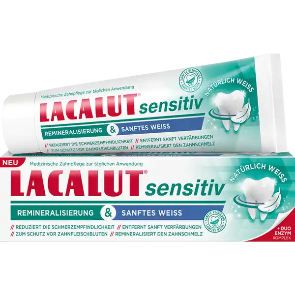sensitiv medizinische Zahncreme sanftes Weiß