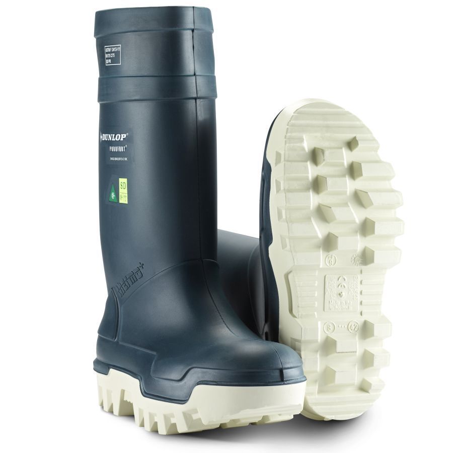 Dunlop gummistøvler med vern Purofort Thermo  Blå