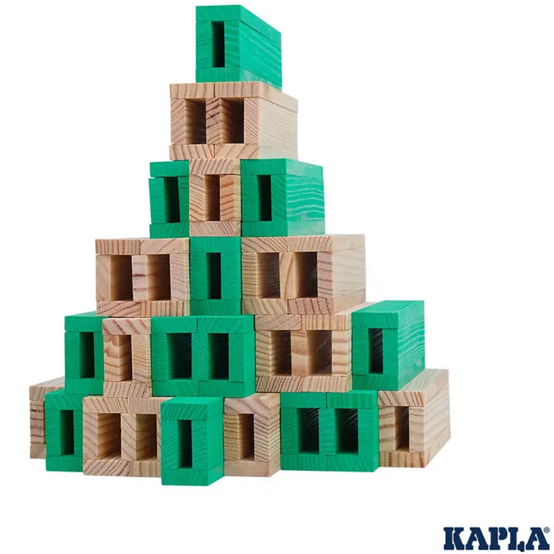 Kapla 40 stapelplankjes - groen