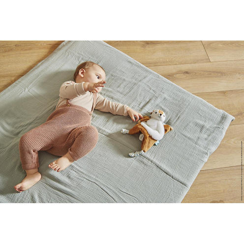Doudou faon Nathan Fripons - Marron - KALOO