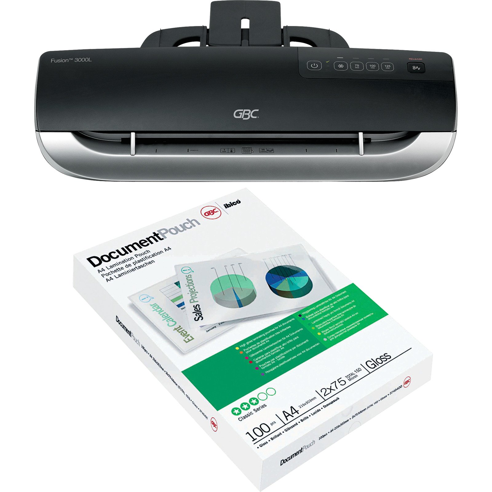 Laminiergerät Acco Bundle Fusion 3000L A4