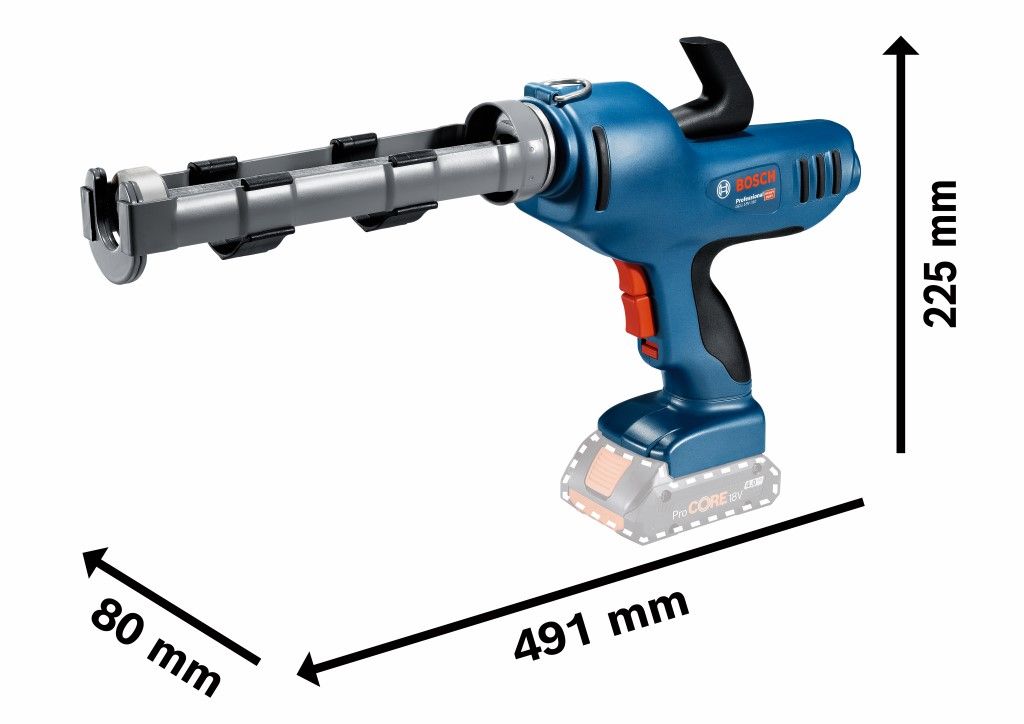 Bosch GCG 18V-310 Li-ion accu afdichtingspistool body- 06019C4100