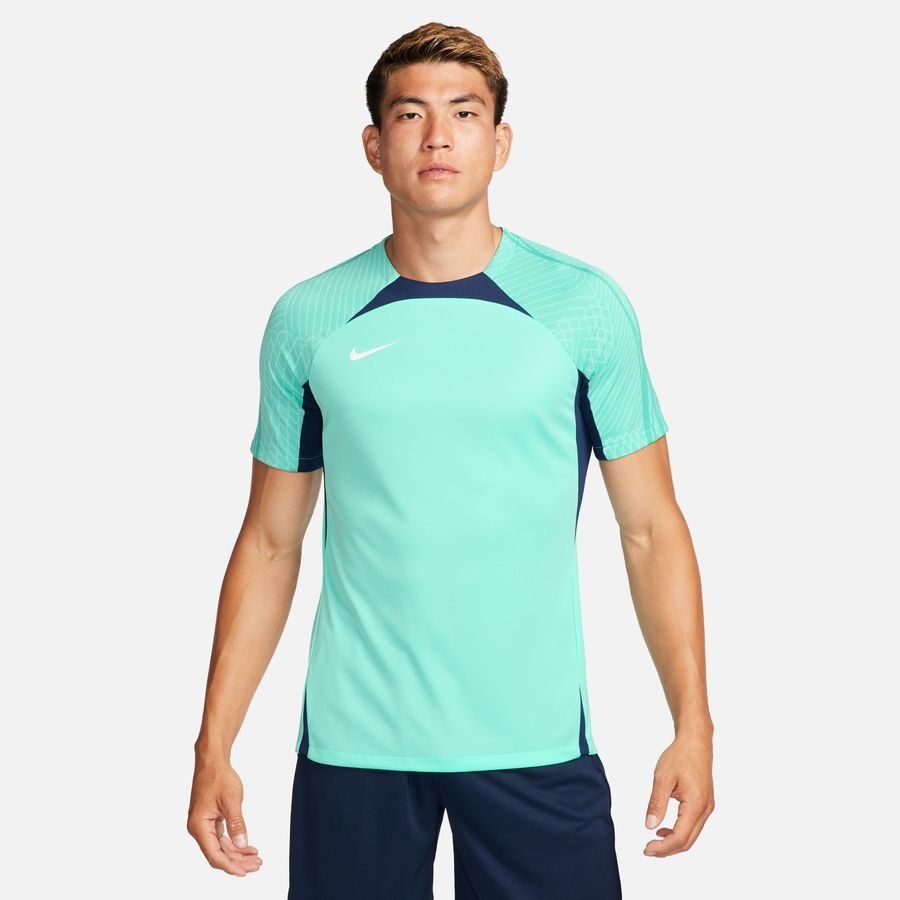 Nike T-shirt d'Entraînement Dri-FIT Strike Peak Ready - Turquoise/Bleu Marine/Blanc