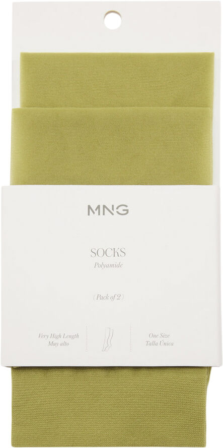 MANGO Stocking-type sock Green