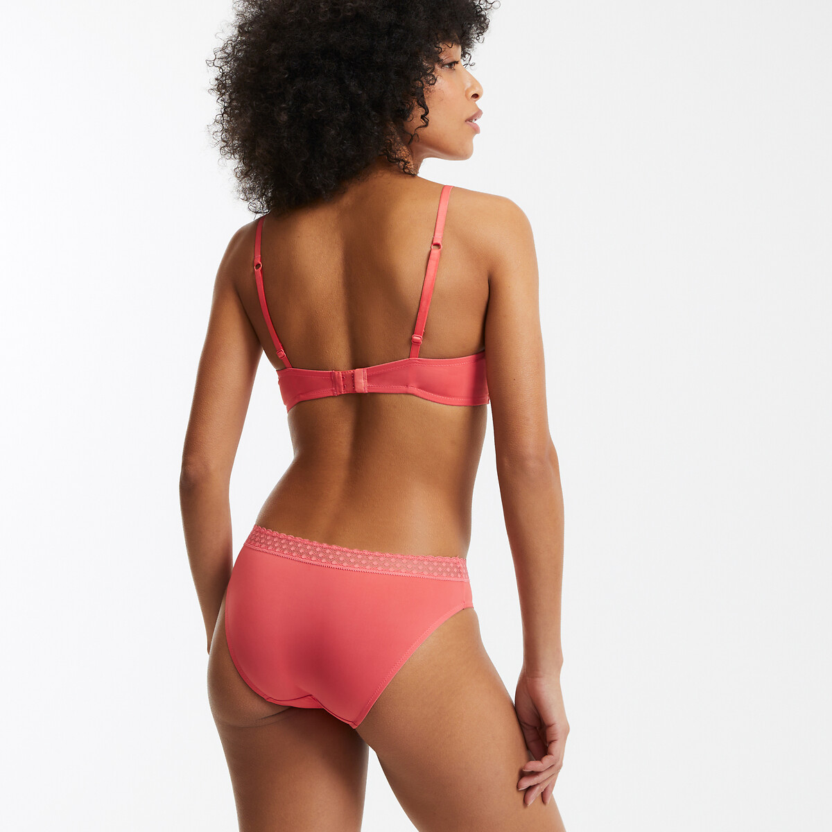 COLEÇÕES LA REDOUTE<br>Sutiã triangular acolchoado em microfibra Vikie