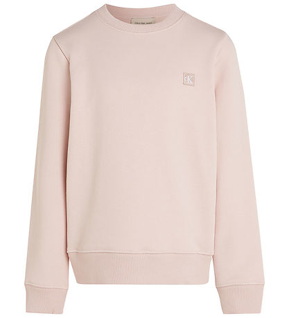 Calvin Klein Sweatshirt - Mono Mini Abzeichen - Peach Peitsche