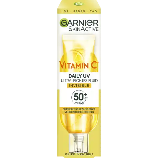 Vitamin C Tägliches Sonnenfluid Invisible LSF 50+