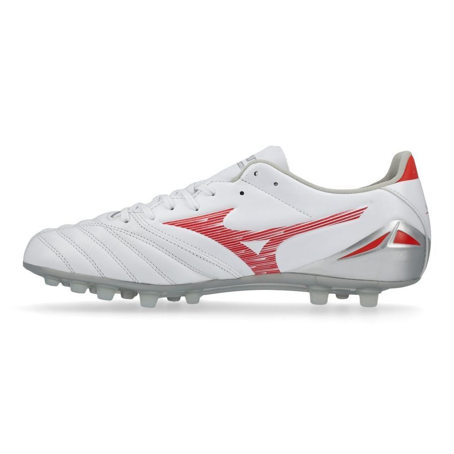 Mizuno Morelia Neo IV Pro AG Charge - Blanc/Radiant Red
