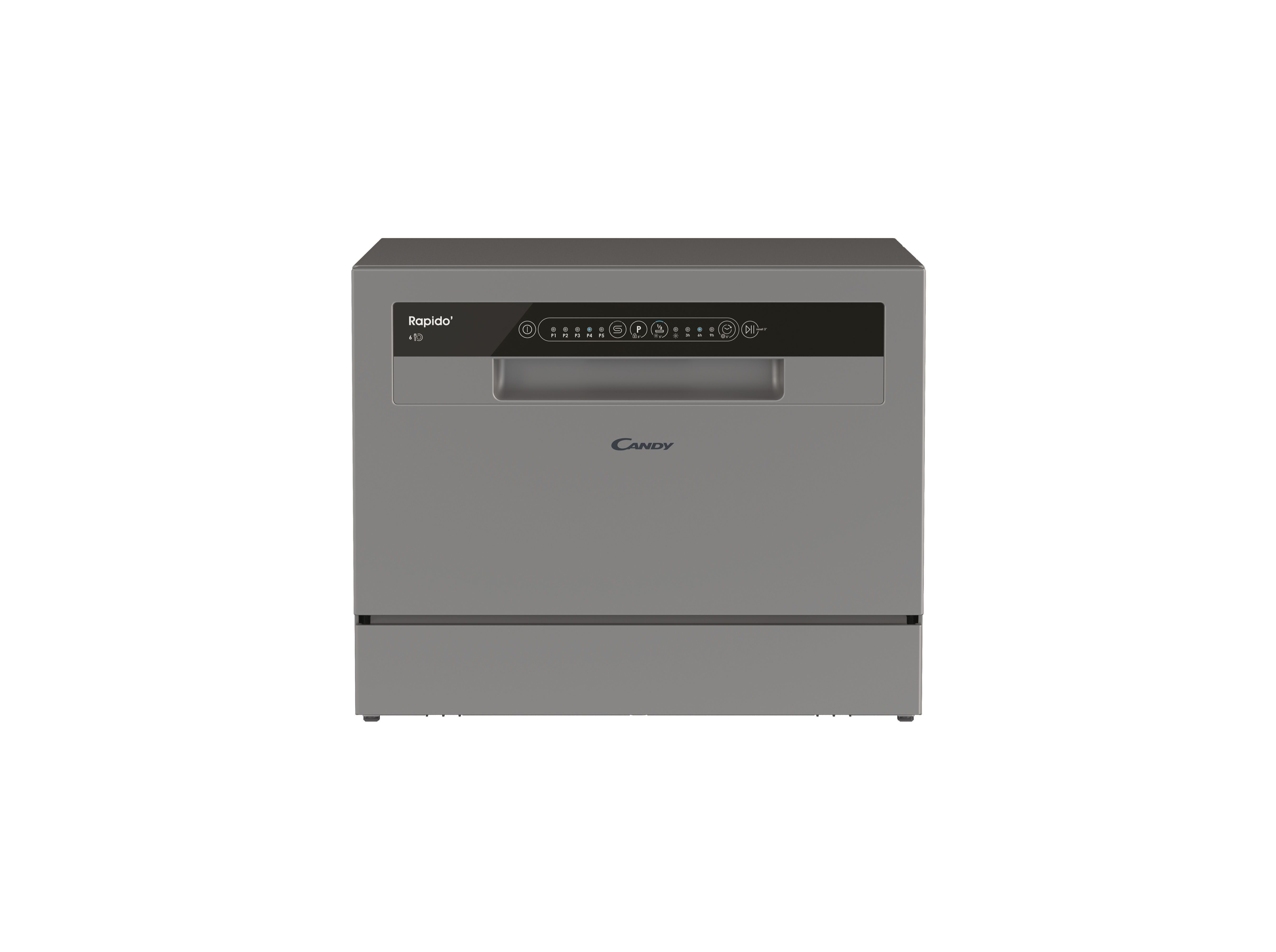 MAQUINA DE LAVAR LOIÇA COMPACTA CANDY CP 6E51LS SILVER E 6CONJUNTOS