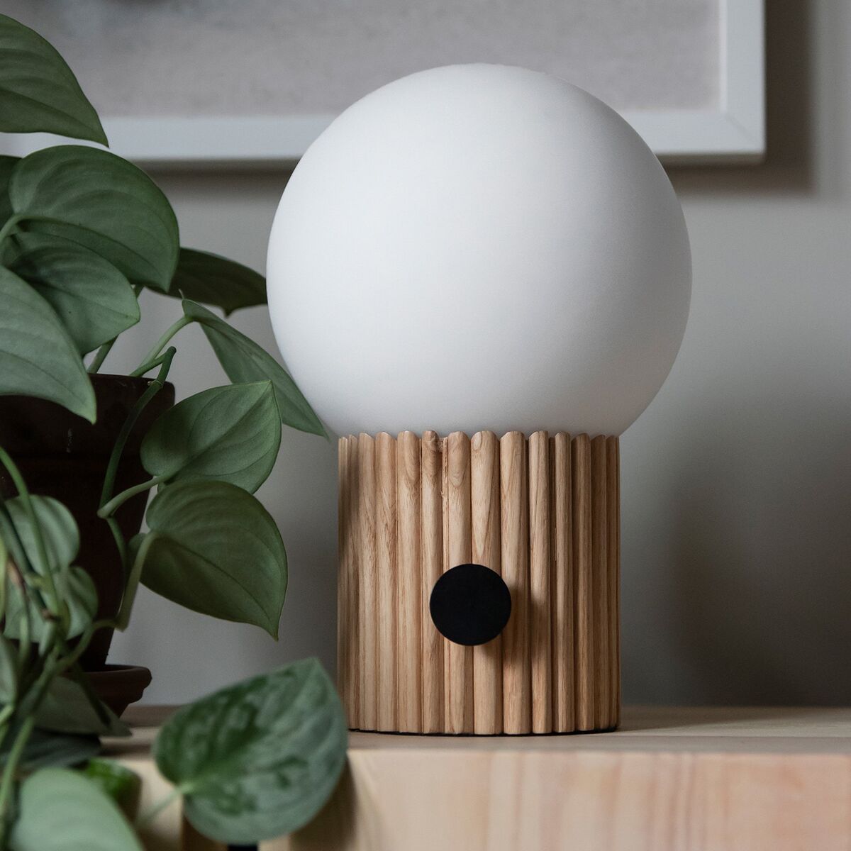 Hubble bordlampe 15 cm, natur