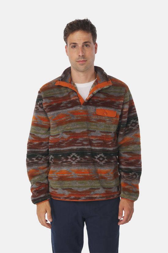 Ayacucho Ayacucho Chalten Printed Snap Button Fleecevest