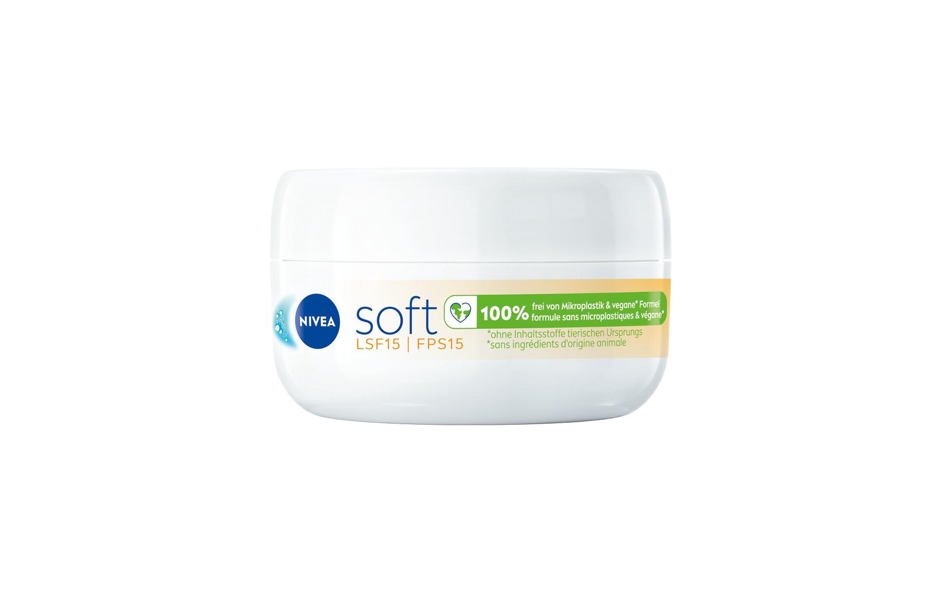 Soft erfrischende Feuchtigkeitscreme Topf LSF 15 100 mlCreme mit Sonnenschutz für eine gesunde Haut