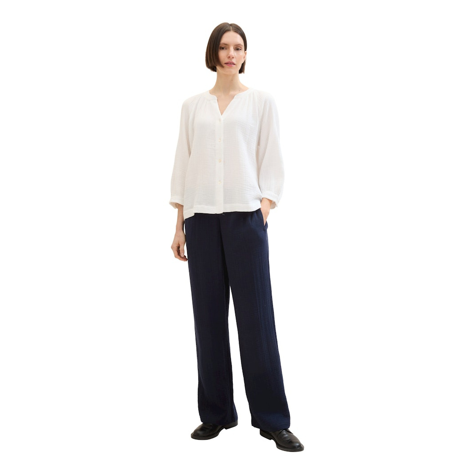Tom Tailor Loose fit wide leg pants
