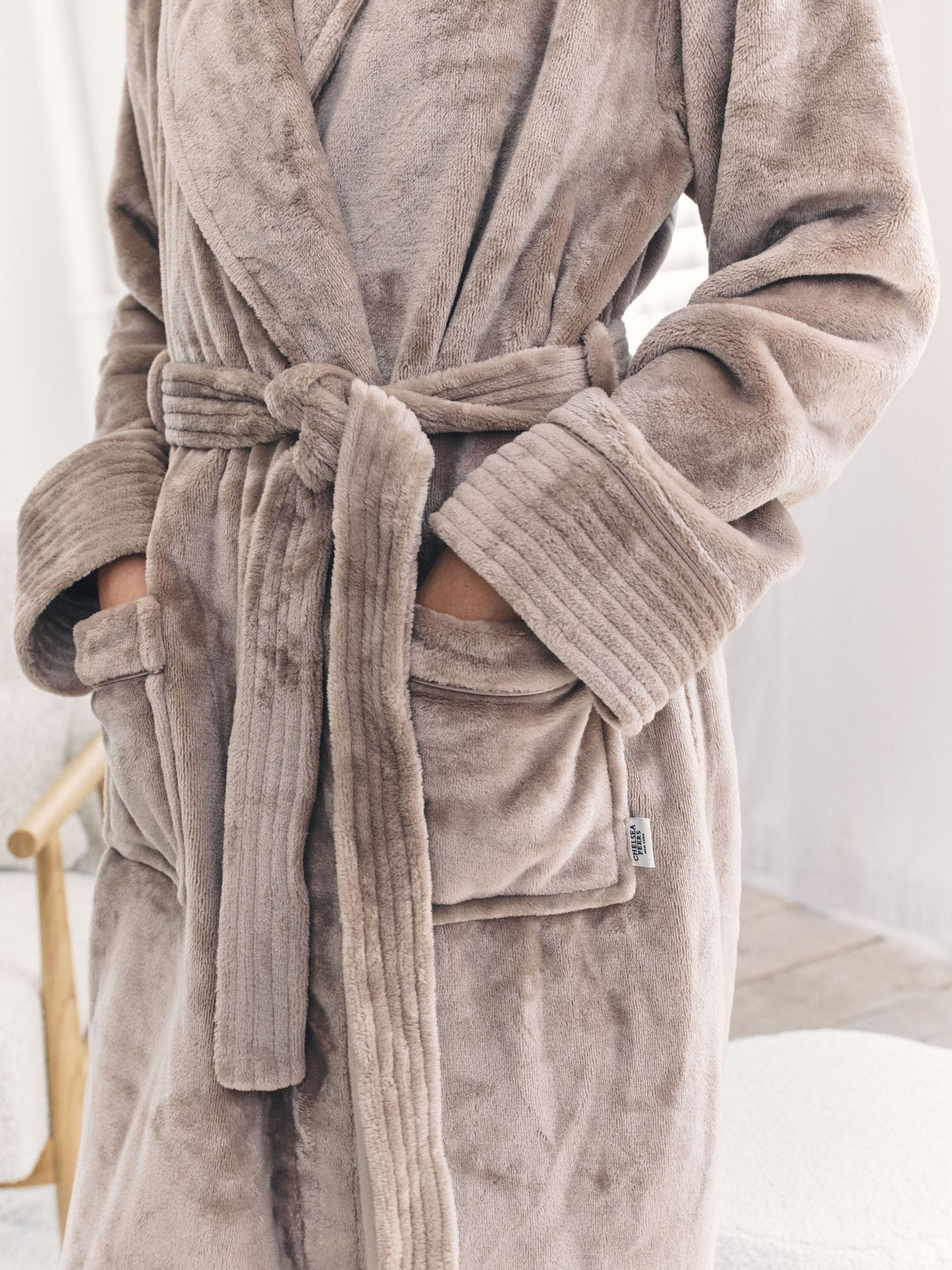 Chelsea Peers Fleece Long Dressing Gown