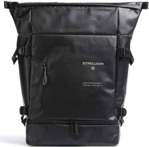 strellson Laptop rugzak Rugzak met laptopvak Stockwell Sebastian Backpack Black Zwart