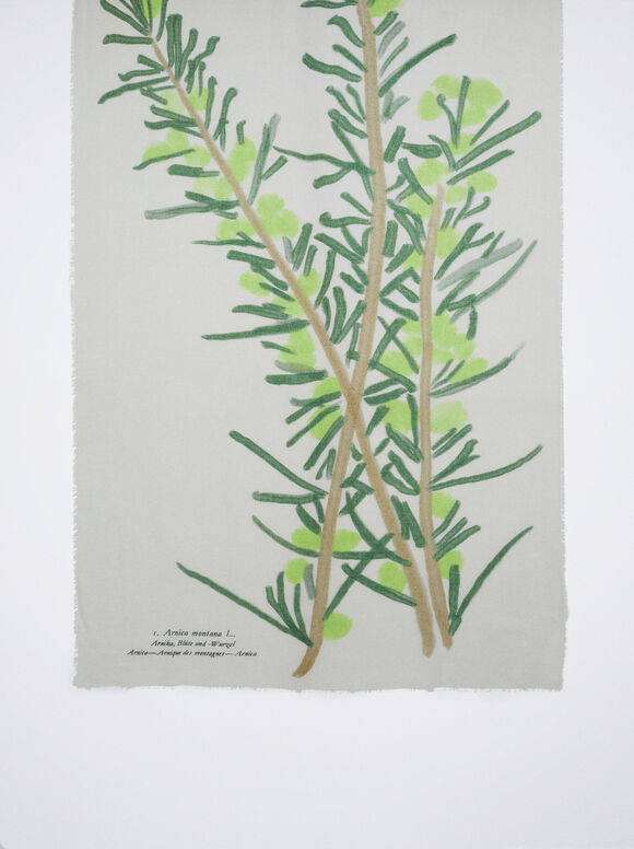 Lenço estampado - Verde